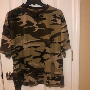 Brown/Black Camo Mens T-Shirt